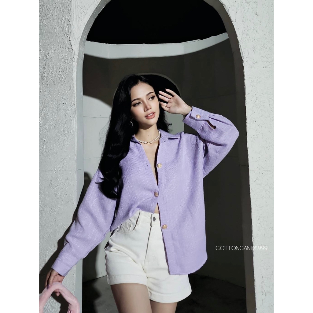 COTTON CANDY BANGKOK Atasan Kemeja Fashion Kemeja Import BKK