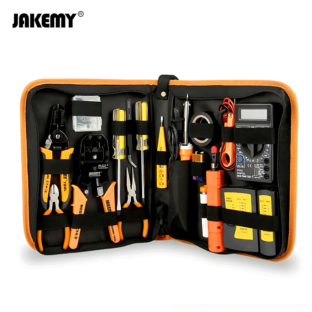 Jakemy 17 in 1 Primary DIY Soldering Tool Kit Lengkap - JM-P15 Original