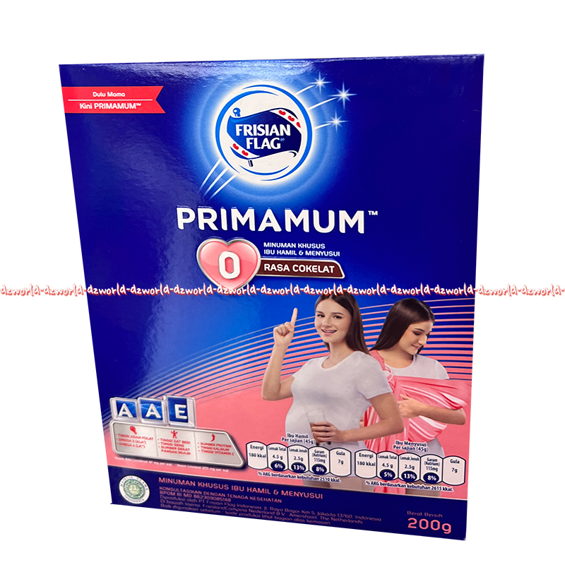 Frisian Flag Primamum 200gr Rasa Cokelat Minuman Khusus Ibu Hamil Menyusui FF Prima Mum Mom Pregnant Milk Drink Coklat Chocolate