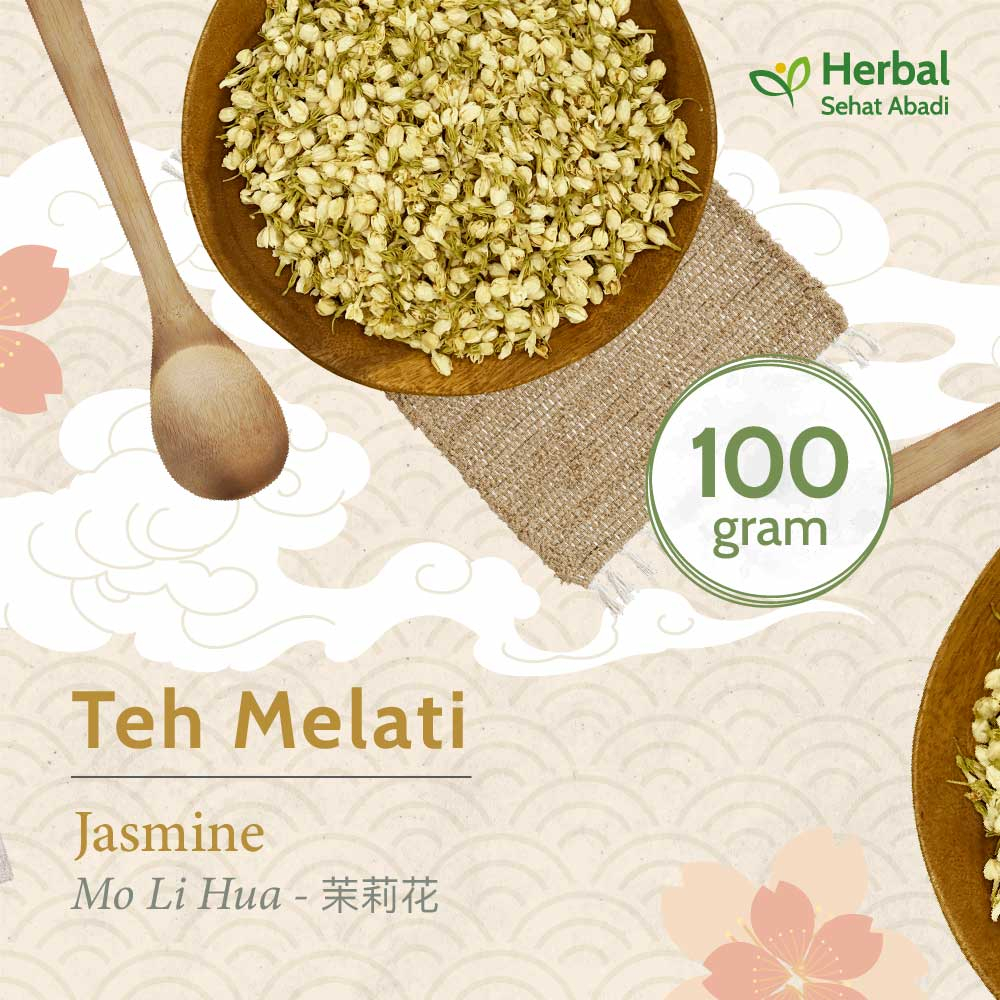 

Jasmine Tea 100 gram / Teh Bunga Melati / Mo Li Hua (茉莉花)