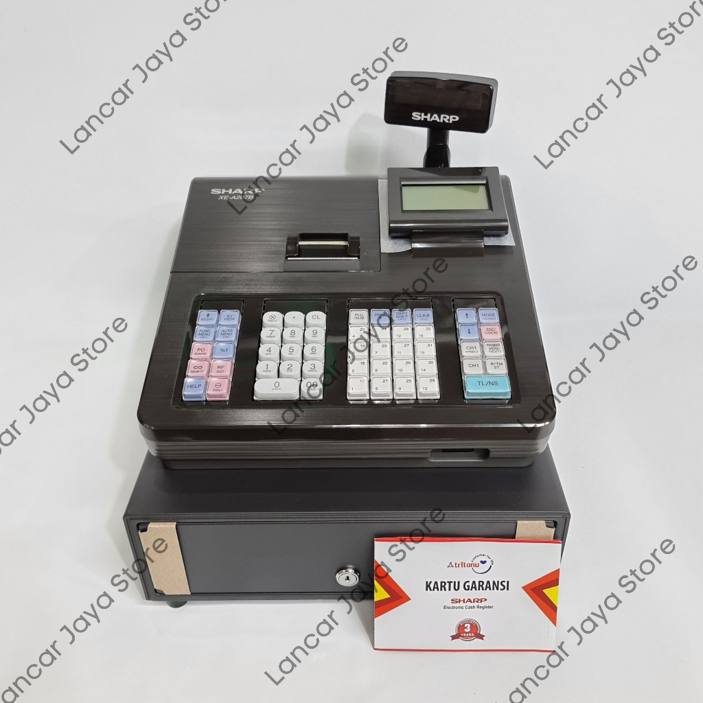 Mesin Kasir / Mesin Cash Register Casio SE-S10 Hitam + 10 Rols Kertas