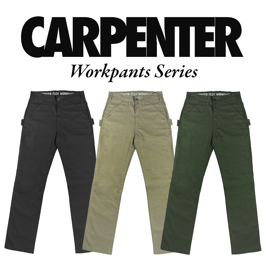 Carpenter Workpant-SERI CELANA CHINO STRETCH 4 Warna Unisex by ENGINEER