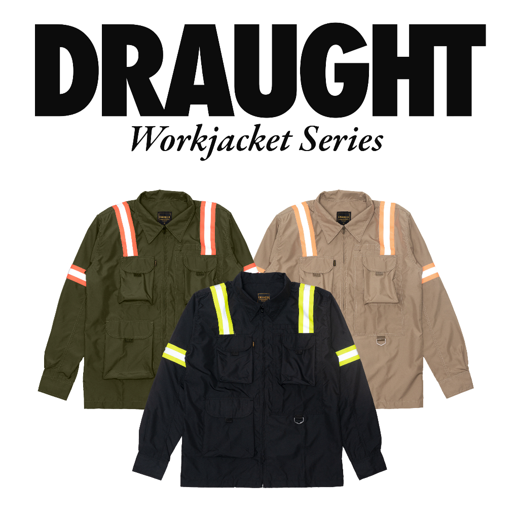 DRAUGHT PARACHUTE OUTERWEAR/OUTER LENGAN PANJANG REFLEKTOR BY ENGINEER