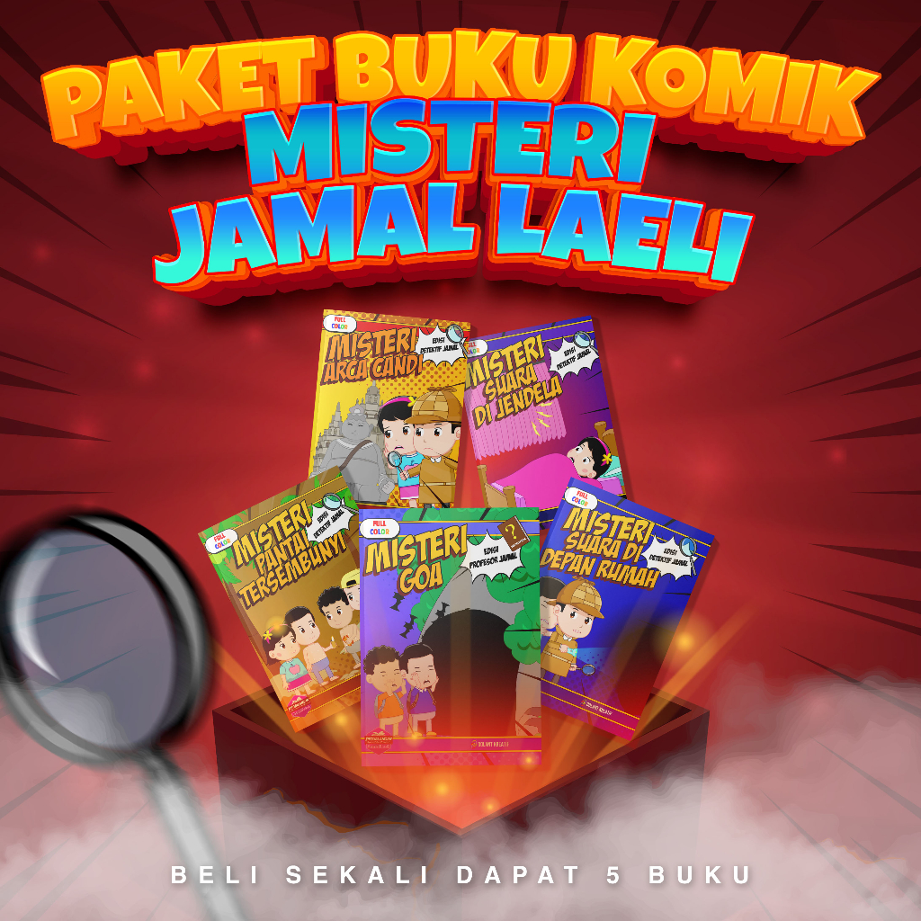 Paket Buku Komik Misteri Jamal Laeli - Petualangan Jamal Laeli