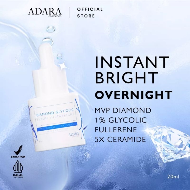 Adara Diamond Glycolic Serum Instabright