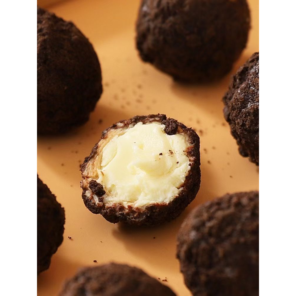 harga 1pcs Coklat biskuit lava cookie choco ball impor bola coklat lumer Vina franzzi