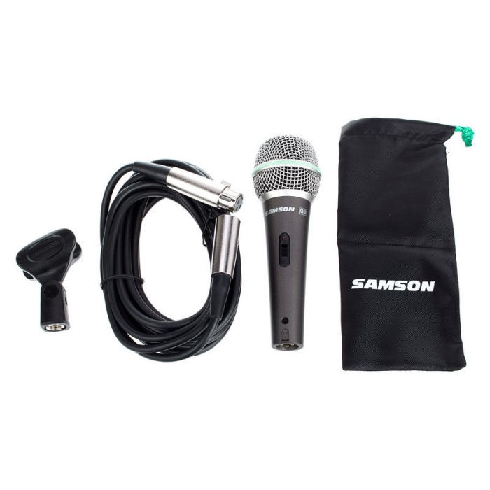 Mic Kabel Samson Q4 Dynamic Microphone Samson Q-4 Q 4 Original