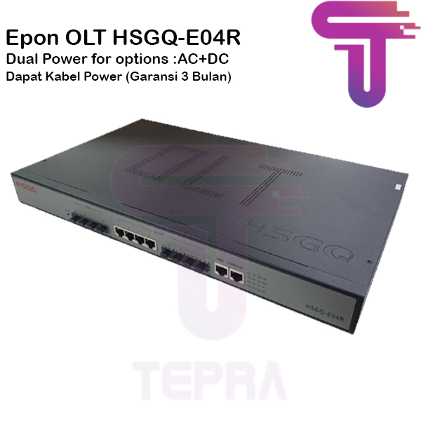 OLT HSGQ-E04R | OLT EPON 4PON 1G Uplink AC + DC | OLT 4 PON 1 G