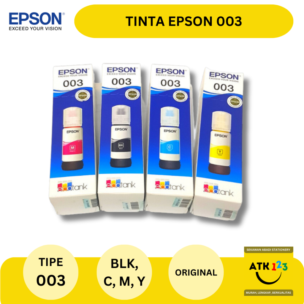 Tinta Printer / Tinta Epson 003 ORIGINAL!!