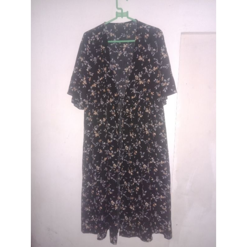PL outer dress bunga oversize premium
