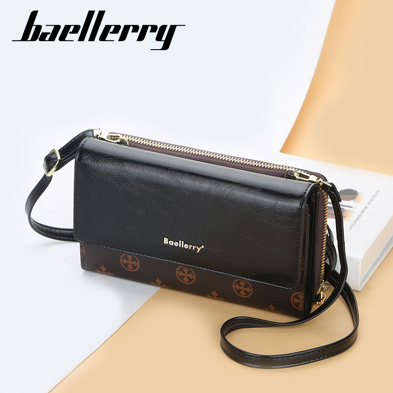 BAELLERRY N5580 Tas Selempang Wanita Dompet Wanita Tas Handphone Sling Bag PU Leather Premium WATCHKITE WKOS