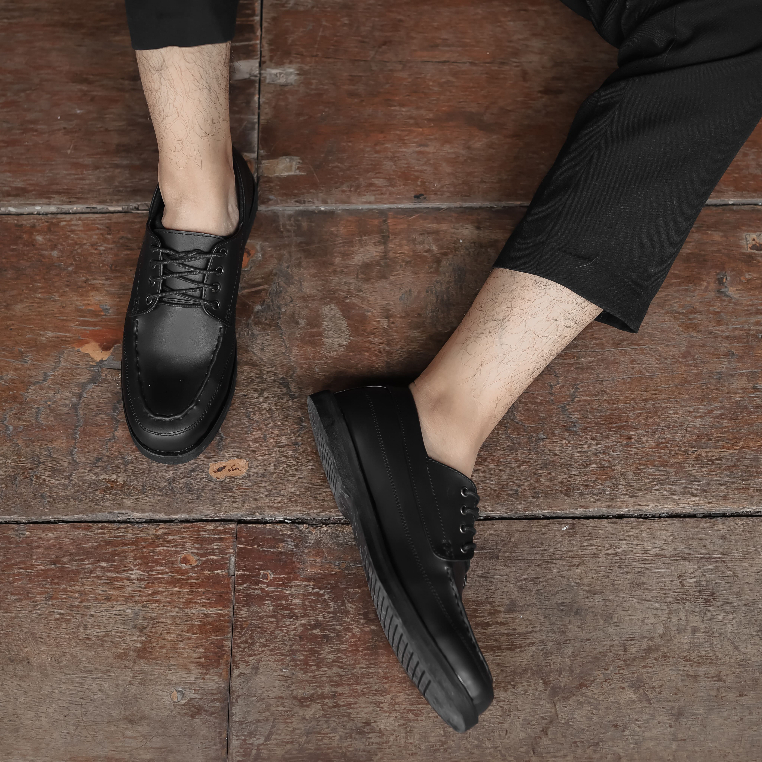 Sepatu Pantofel Pria Kulit Formal Kerja Kantor Casual Pesta Kondangan Rapat Pantofel Hitam Original Arf x Urbancasual Mrs