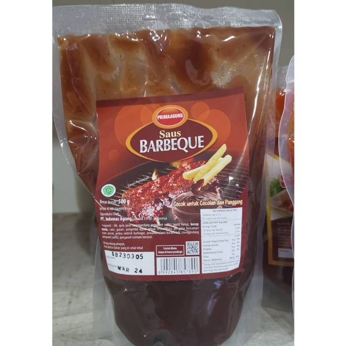 Prima Agung Saus BBQ 500gr / Barbeque Sauce