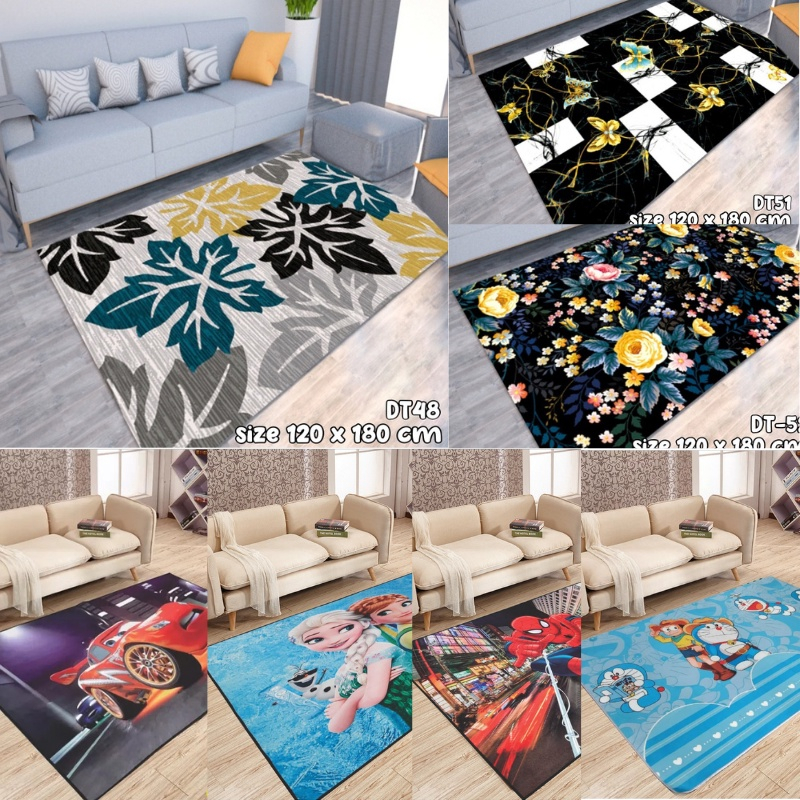 PROMO Karpet Eropa Minimalis Modern Style motif segitiga abstrak Karpet permadani modern sweden alas lantai ruang tamu murah anti slip motif cantik sutera99