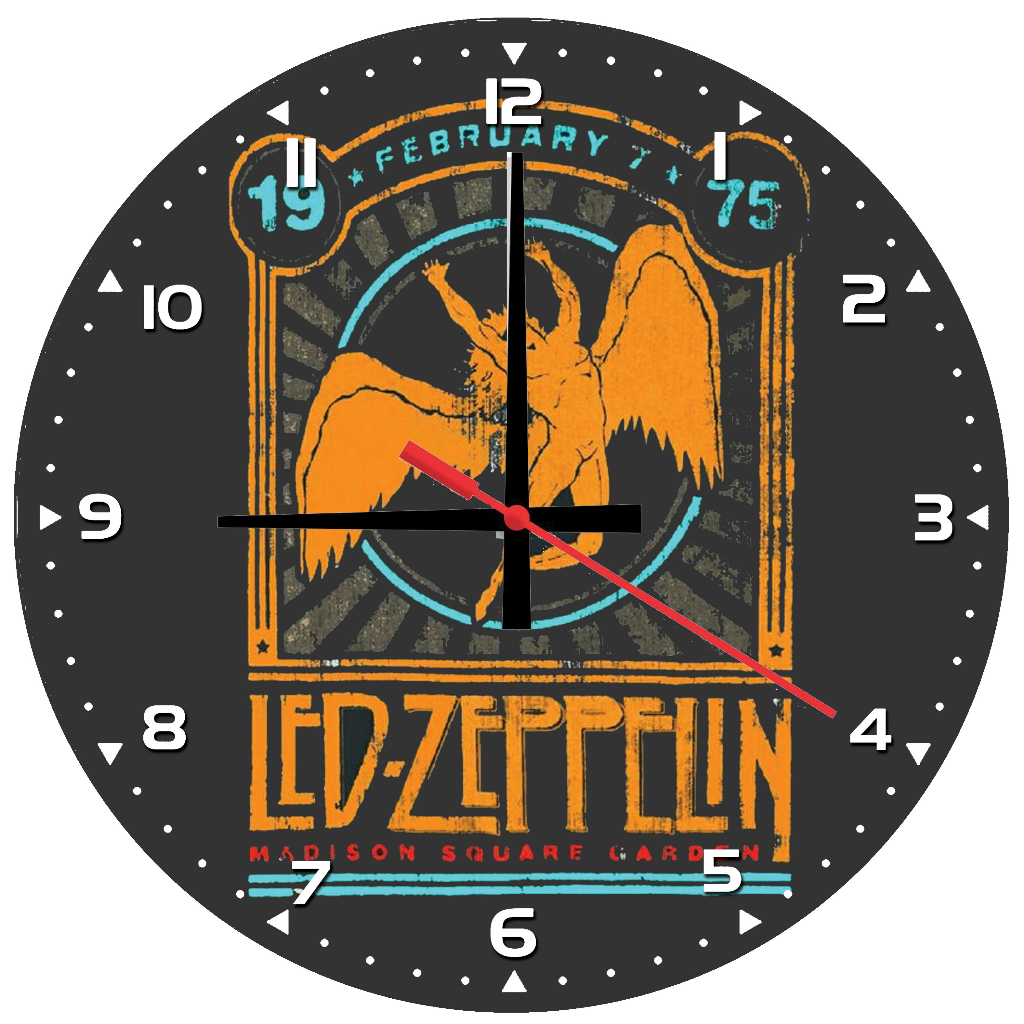 JAM DINDING LED ZEPPELIN /JAM DINDING VIRAL /JAM DINDING MURAH /JAM DINDING UNIK