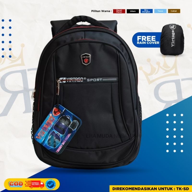 Ransel Terbaru Virtago/Tas Sekolah Virtago Untuk TK-SD/Tas Laptop