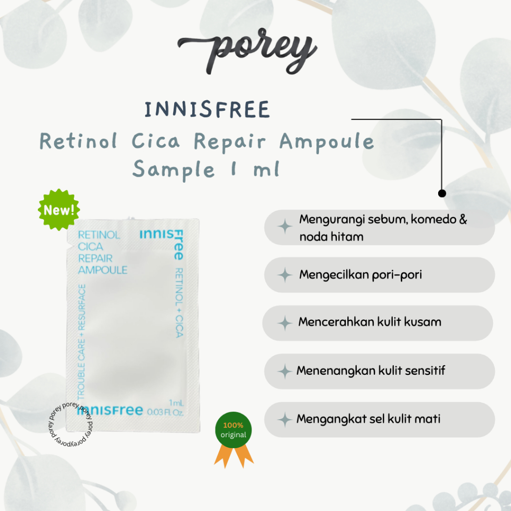 INNISFREE Retinol Cica Repair Ampoule Sample 1ml | 1 ml Sachet