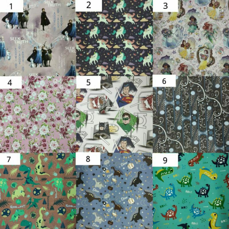 

NEW ! Kertas Kado Sansan Wawa Motif Anak / Dinosaurus / Batik / Bunga / Frozen