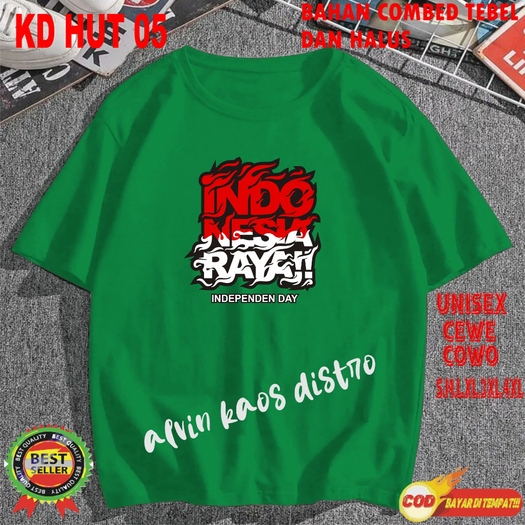 Beli 10 Pc Gratis 1 Pc Hut RI 78 Kaos Terlaris 17 Agustus 1945 78 Kemerdekaan Indonesia Kaos Merah Putih Hitam Kaos Cewek Cowok Anak4