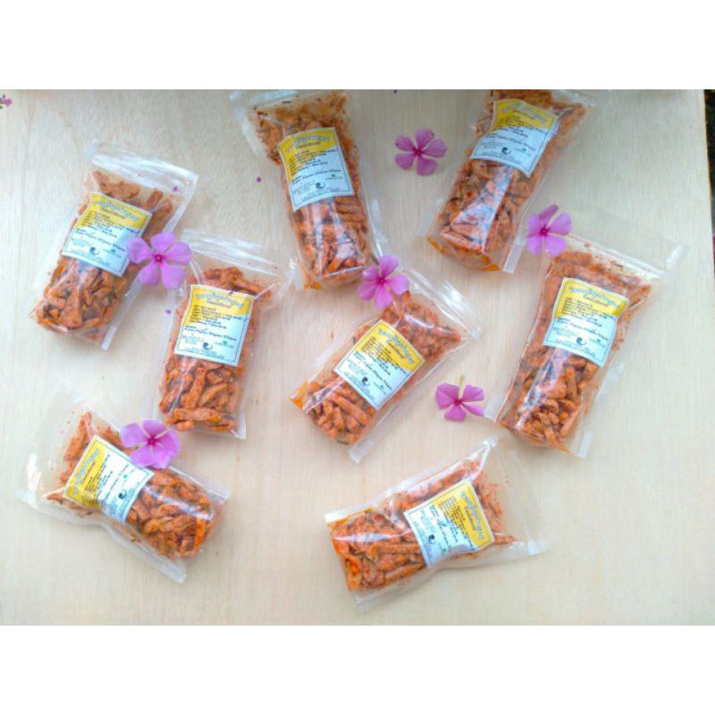 

Basreng pedas bumbu bujot daun jeruk 250gram