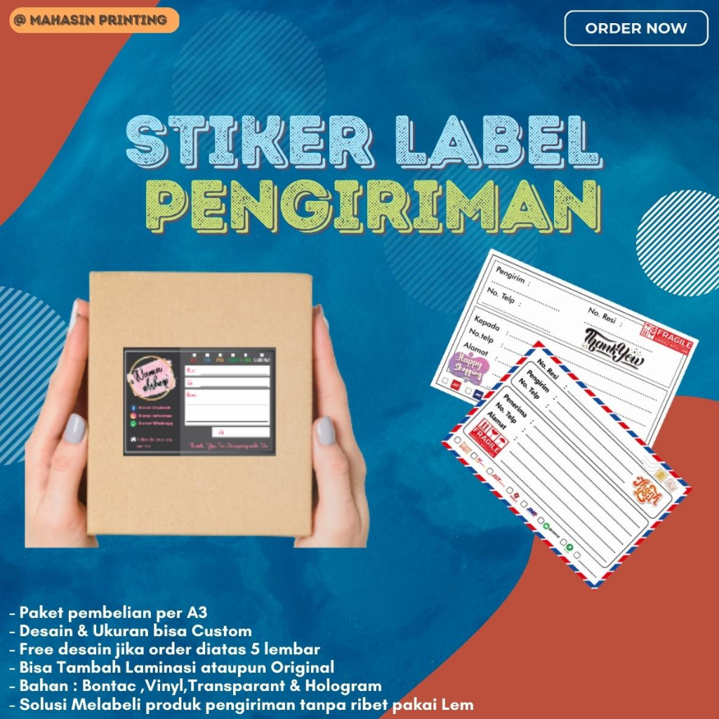 

Stiker Label Pengiriman Online Shop Label Kirim Paket