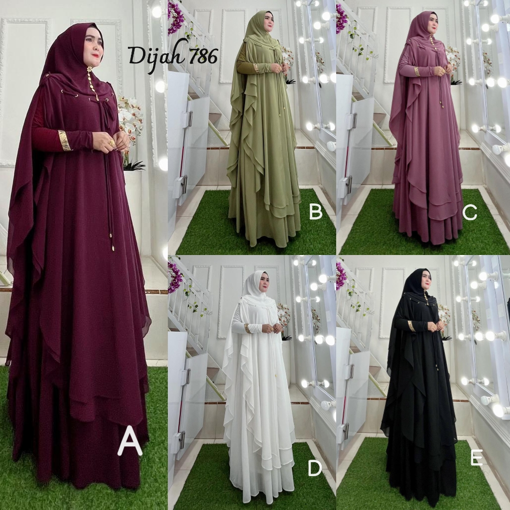 Gamis DIJAH 786 Original by DIJAH