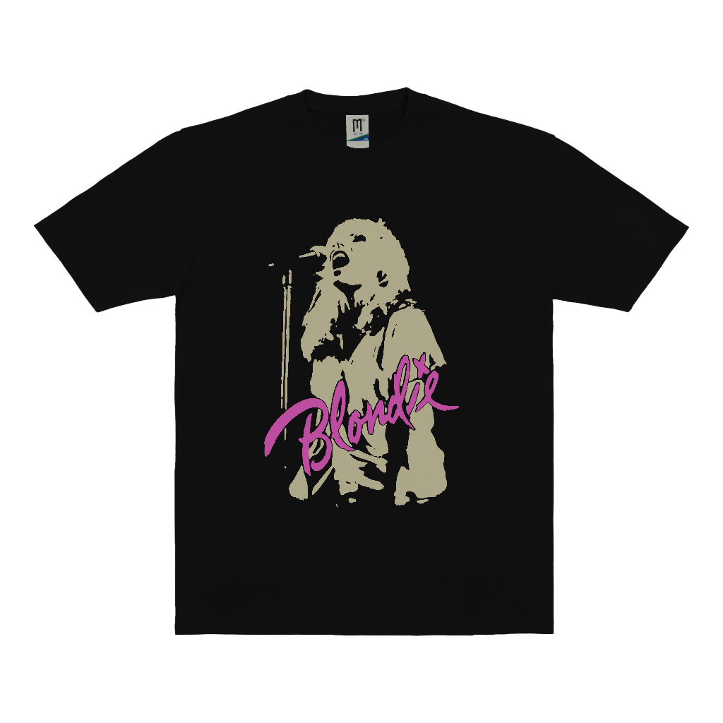 KAOS BAND BLONDIE VINTAGE | T-SHIRT BAND BLONDIE | BLONDIE HITAM