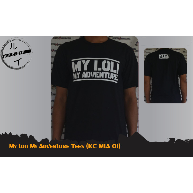 Kaos Distro Anime Wibu My Loli My Adventure