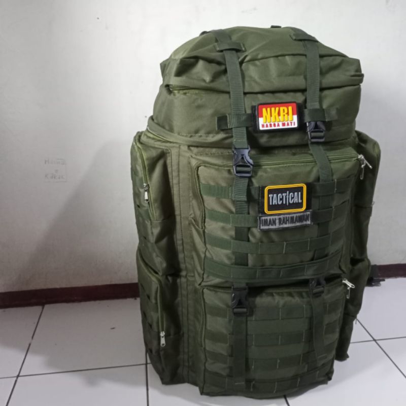 TAS RANSEL RAIDER ARMY FREE LOGO 100LITER