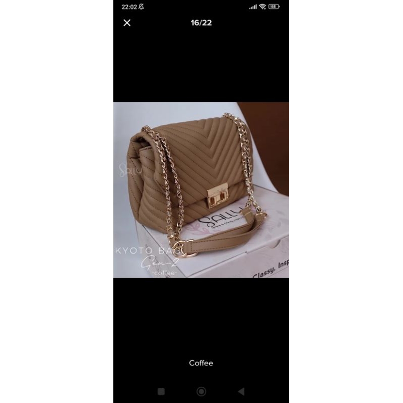 KYOTO bag standar by sally warna coffee