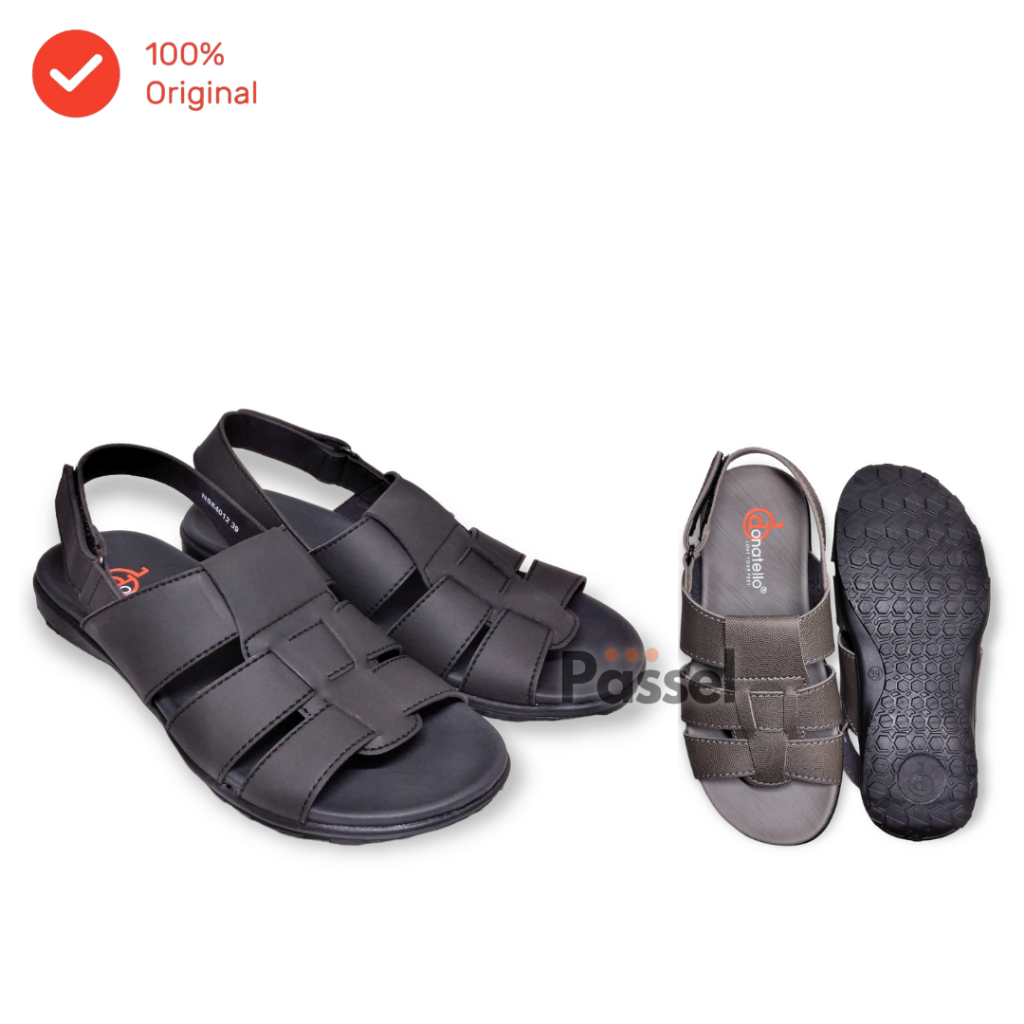 Donatello Sz. 38-44 Sepatu Sandal Slip on  Pria Kasual  | NS84011 / NS84012