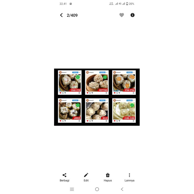 

Dimsum siomay Vacum isi 5, ENAK, HALAL