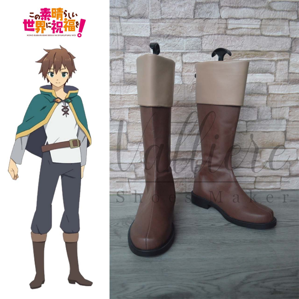 Sepatu Cosplay Konosuba Kazuma