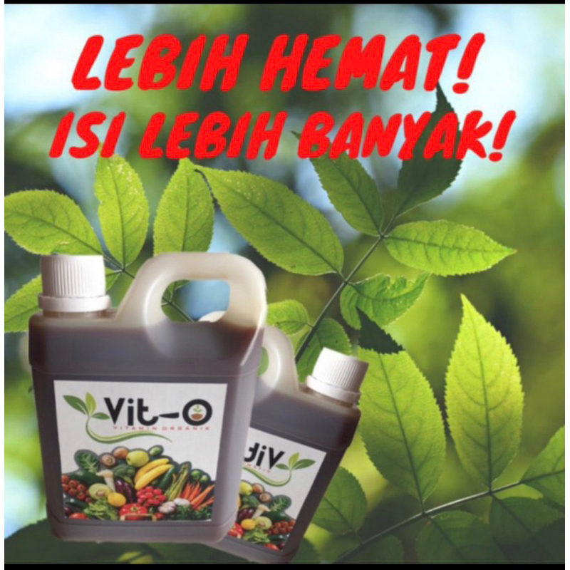 VIT-O VIT O 1 L (Kemasan Besar) VITAMIN TANAMAN SUPER VITAMIN ORGANIK