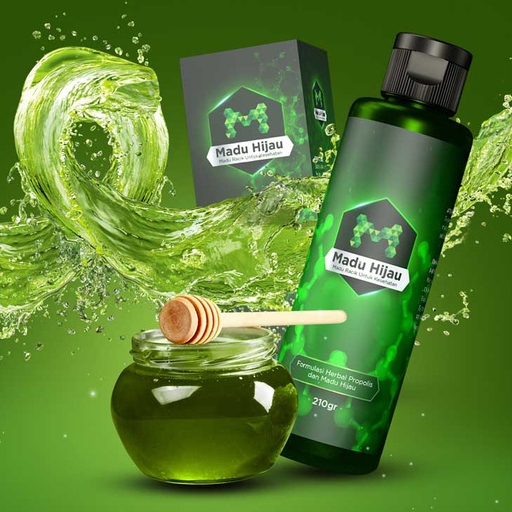 Madu Hijau 210Gram Obat Herbal Lambung Maag Gerd Kronis obat kanker kronis asli original 100% BPOM a