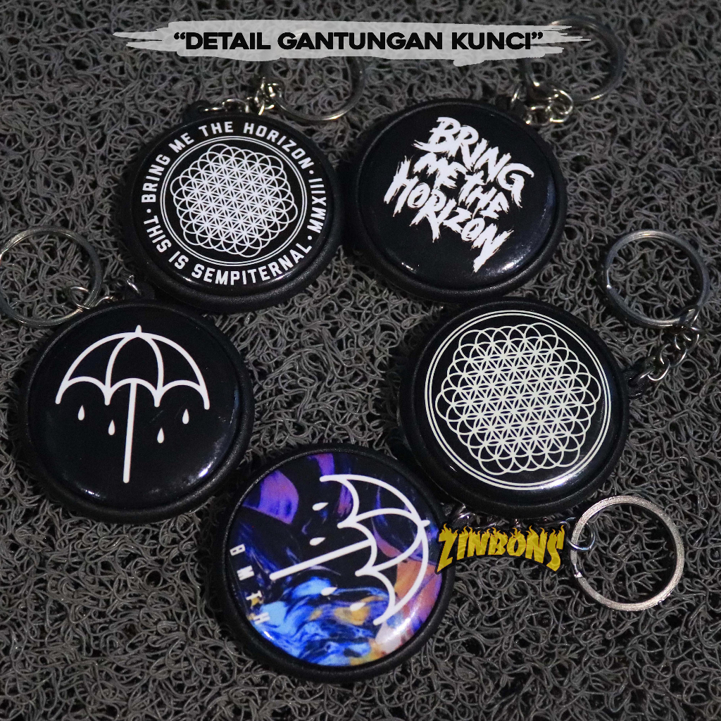 GANTUNGAN KUNCI BRING ME THE HORIZON GANCI BMTH GANTUNGAN KEYCHAIN