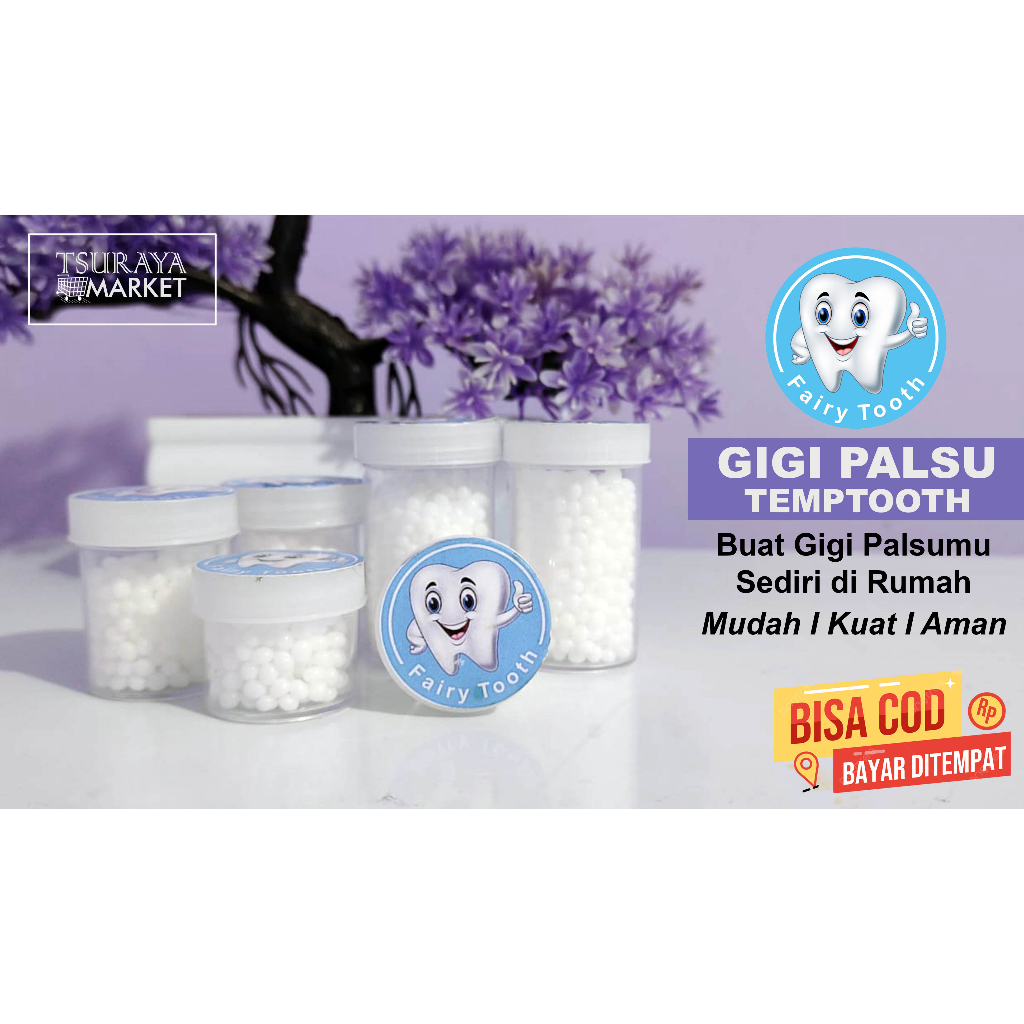 Temporary tooth repair / temptooth / gigi palsu buat sendiri /lem gigi