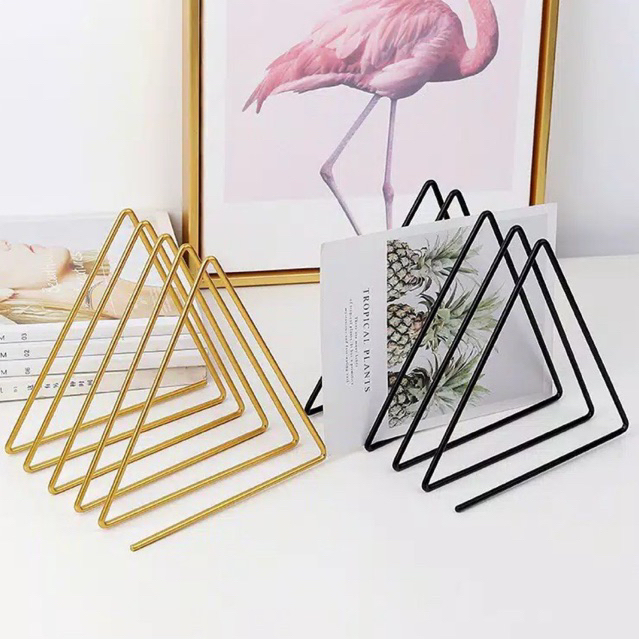 RAK SEGITIGA rak kantor aesthetic dokumen rak majalah