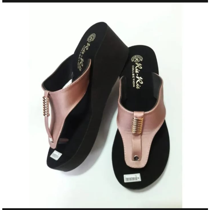 sandal wedges wanita dewasa sandal tinggi 5CM