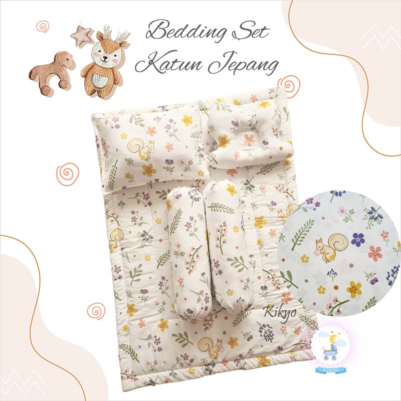 Bedding Set Baby Katun Jepang Risu / Bedding Set Bayi / Baby Bedding / Bedding Baby