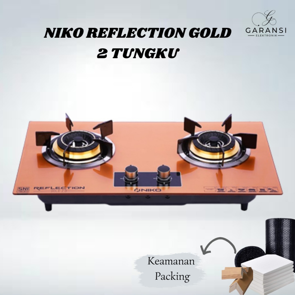 KOMPOR GAS TANAM 2 TUNGKU NIKO SERI GOLD !!