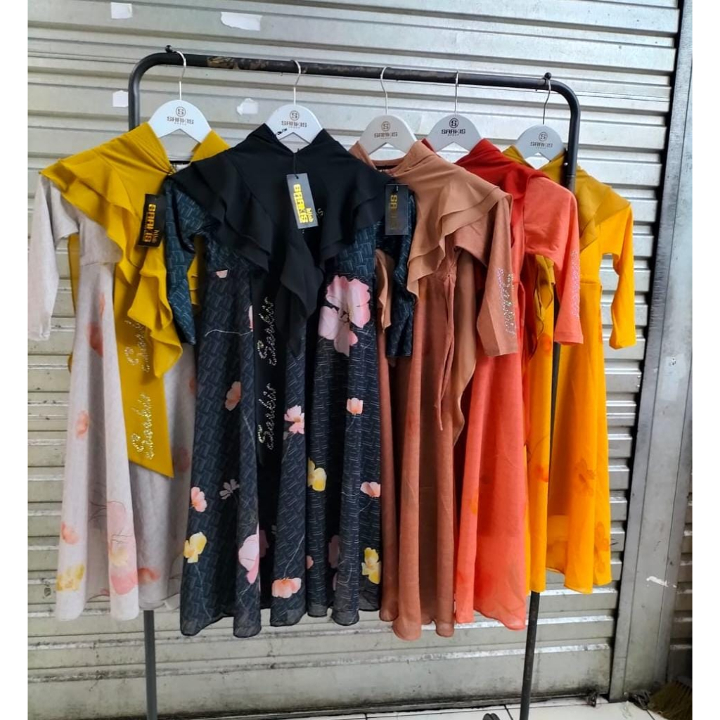 QAILAH SERIES | SARKIS | GAMIS | SET SYARI ANAK