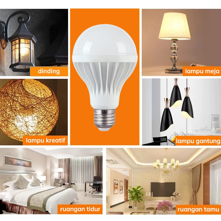 [COD] LAMPU BULB LED VOSCO 3W 5W 7W 9W 11W 14W 16W 18W