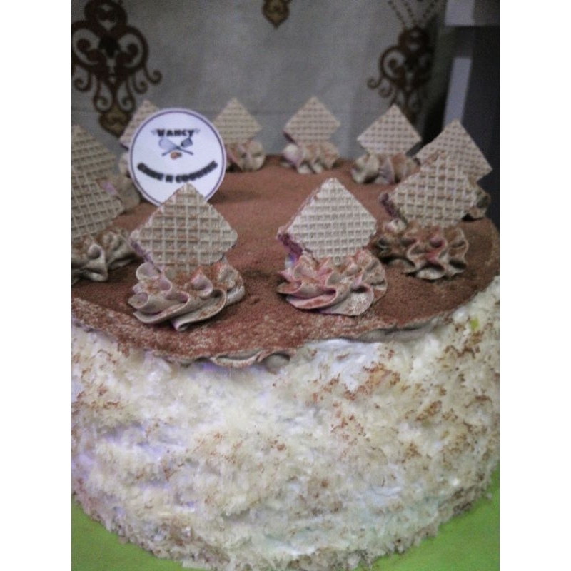 

Bolu Keju Millo With Topping Ukuran 20 cm Vancy Cakes Rasa Manis Kue Bolu Hias Ualng Tahun Murah Ready Batam