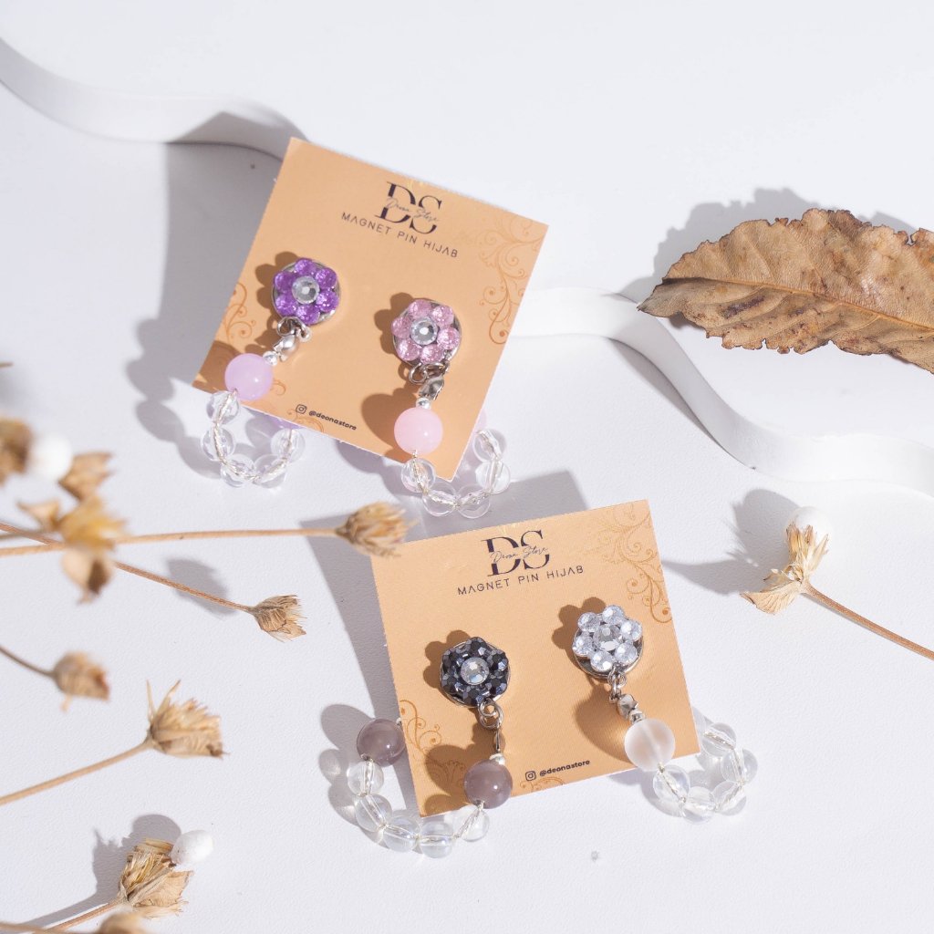 Pin Hijab Magnet Diamond String
