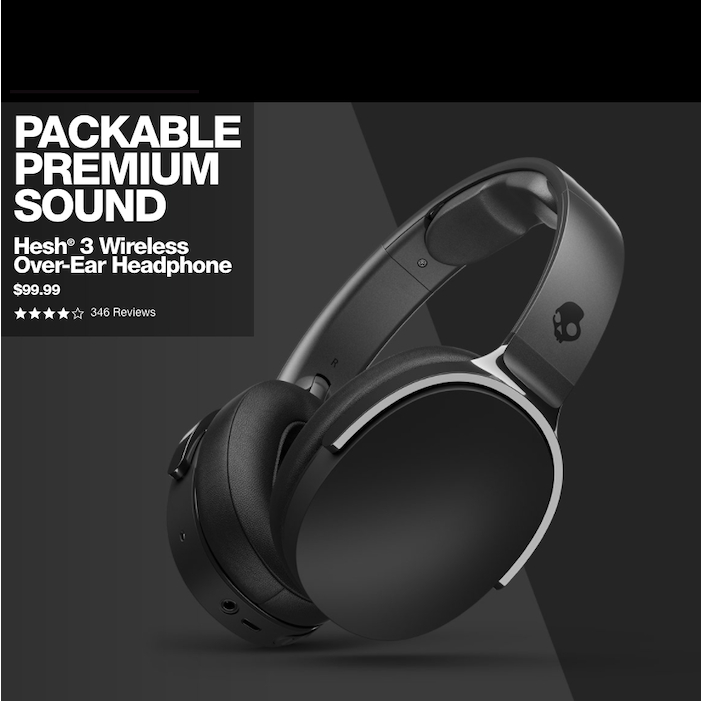Original Branded Hesh 3 Bluetooth Headphone Wireless HiFi Bass Non Box