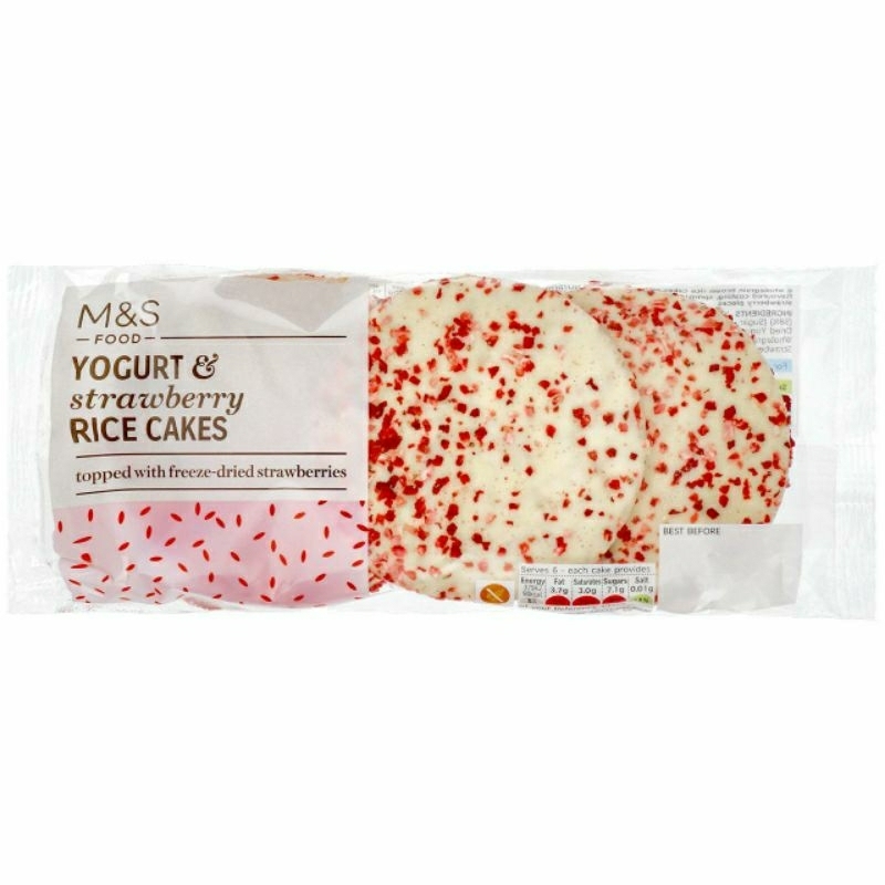 

MARKS & SPENCER M&S Yogurt & Strawberry Rice Cakes 112g