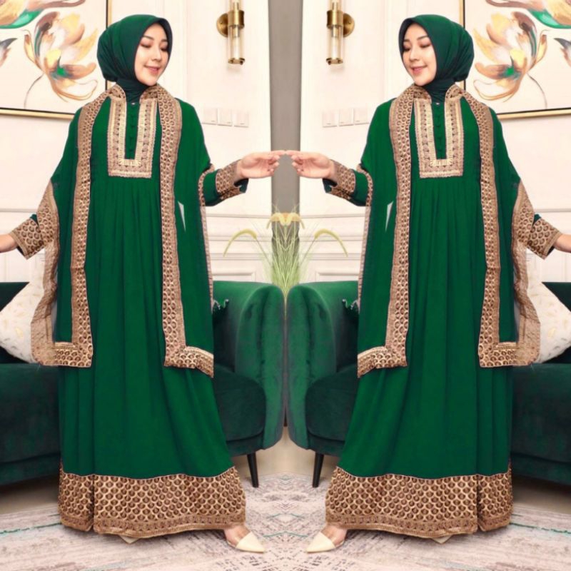 GAMIS SELENDANG SHARMILA//SAMPAI UKURAN JUMBO LD 125//SERAGAMAN KELUARGA//BAJU PESTA LAMARAN//BAJU LEBARAN//BAJU WISUDA//BAJU KONDANGAN//BY PELANGI JAYA//MDH BROTHER