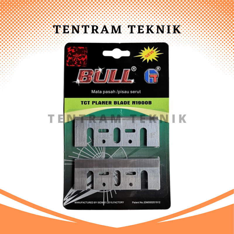 Pisau Planer TCT New Bull/Mata Pisau Mesin Serut/Mata Pisau Ketam/Pisau Serut Ketam