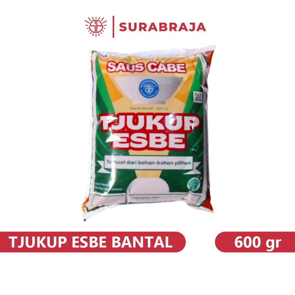 

TJUKUP ESBE | Saus Cabe | Saos Sambal Tjukup Esbe Kemasan Bantal Refill isi 600gr